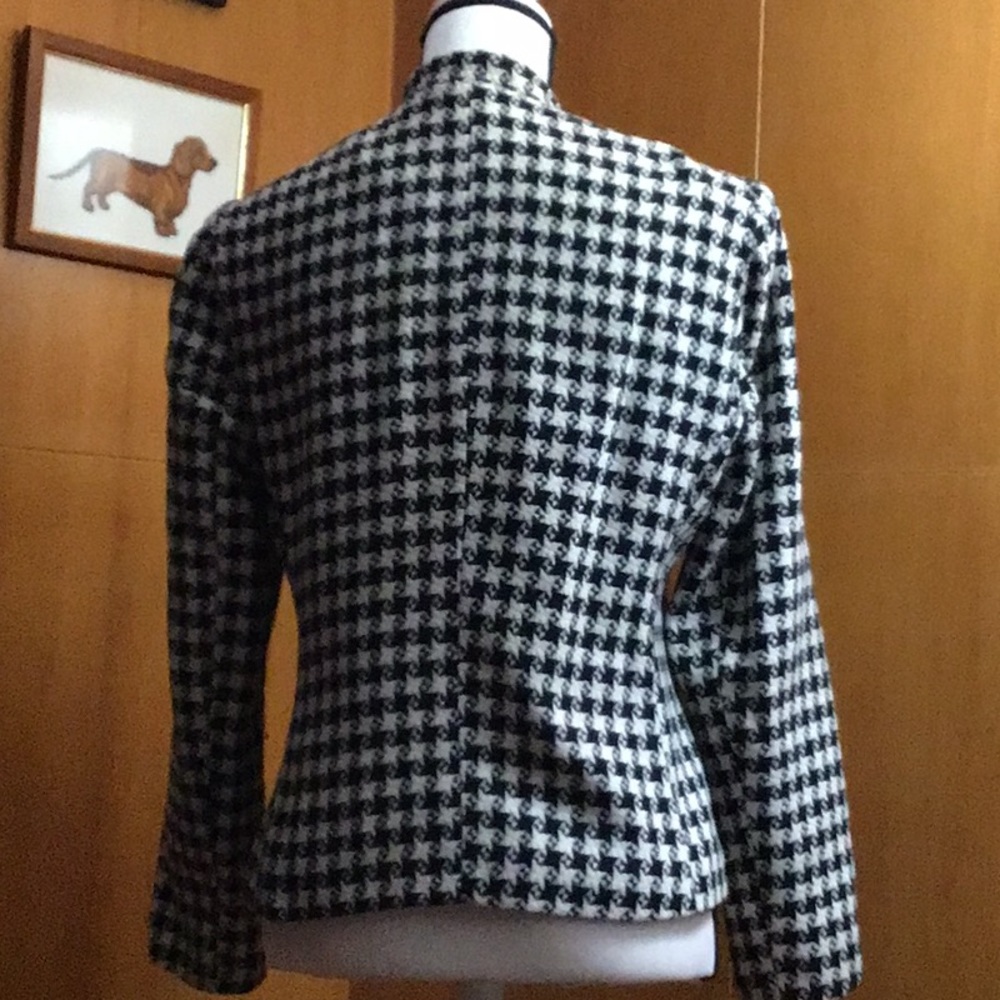 Houndstooth Wool Jacket - image 5